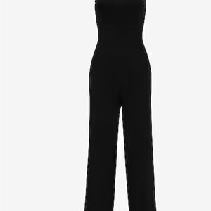Express Classic Womens Black Jumpsuit sleeveless